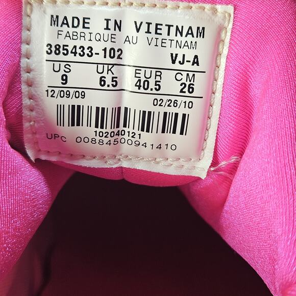 Nike Womens Air Huarache Run 385433-102 Running Shoes Sneakers Size 9 Pink Blue - Picture 7 of 7